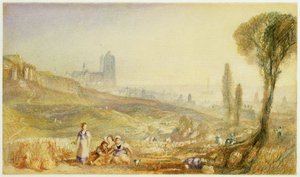 Brussel - Fjernsyn (wc med kroppsfarge på papir)
